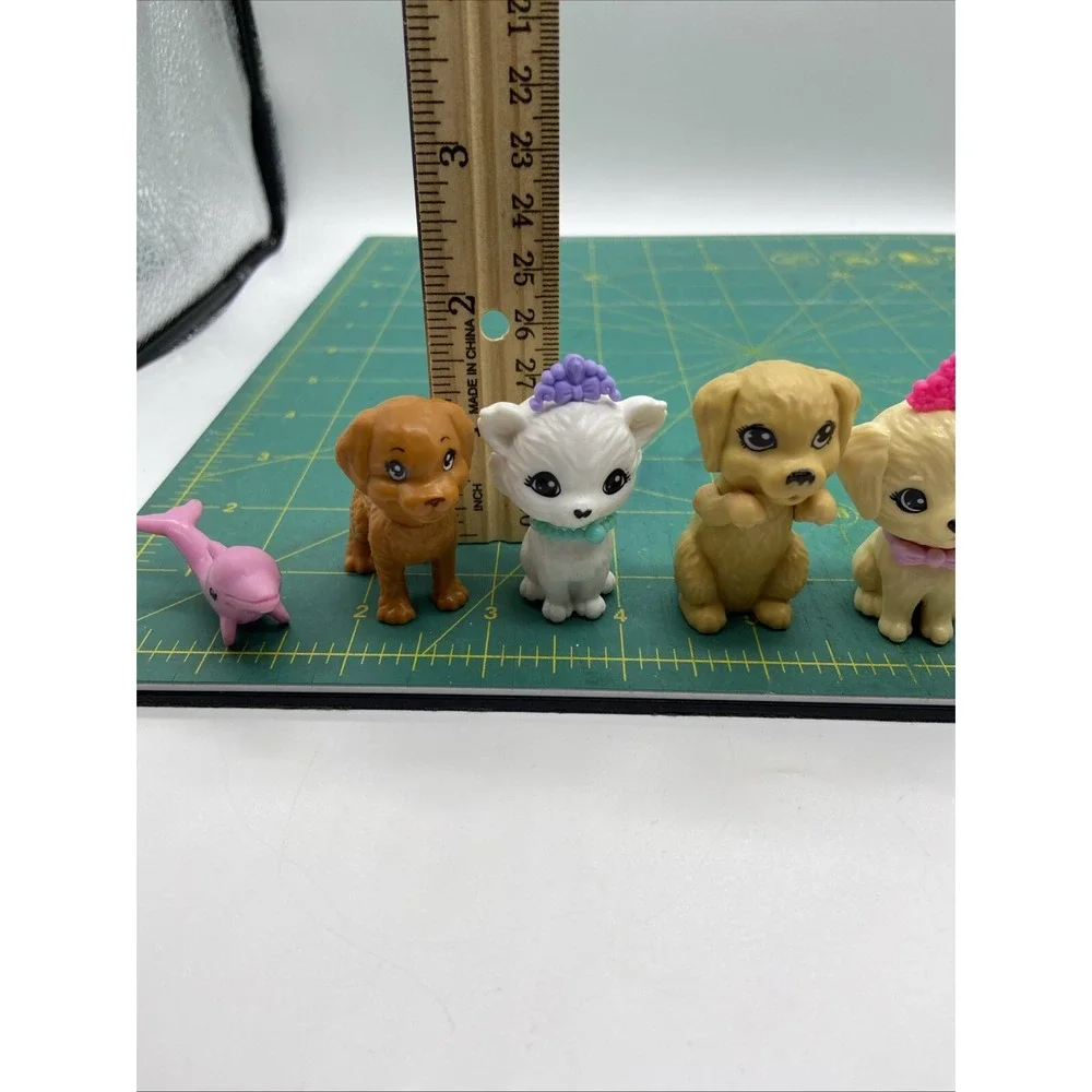 Barbie Replacement Pets Lot (7) Pink Dolphin Bear Puppy Princess